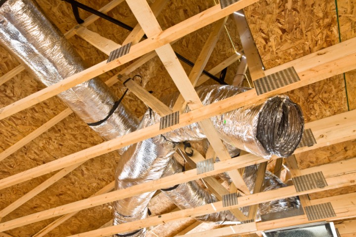 Duct work by Hot and Cold HVAC LLC